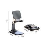 Alüminyum Katlanabilir Laptop Standı – 24 x 16,5 cm - Görsel 2