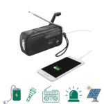 El Fenerli Acil Durum Radyosu – Güneş Enerjili, El Kranklı ve USB Şarjlı Çok Fonksiyonlu Radyo - Görsel 3
