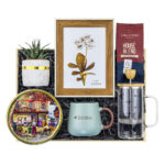 Ev Sıcaklığı Hediye Kutusu – French Press & Kahve Seti