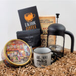 Kahve ve Kitap Keyfi Hediye Kutusu – French Press & Kolombiya Kahvesi - Görsel 2