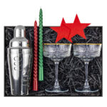 Parti & Kutlama Kokteyl Hediye Kutusu – Shaker ve Martini Bardaklı Set