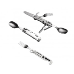 Katlanır Kaşık Çatal Tirbuşon Multi Tool - Görsel 4