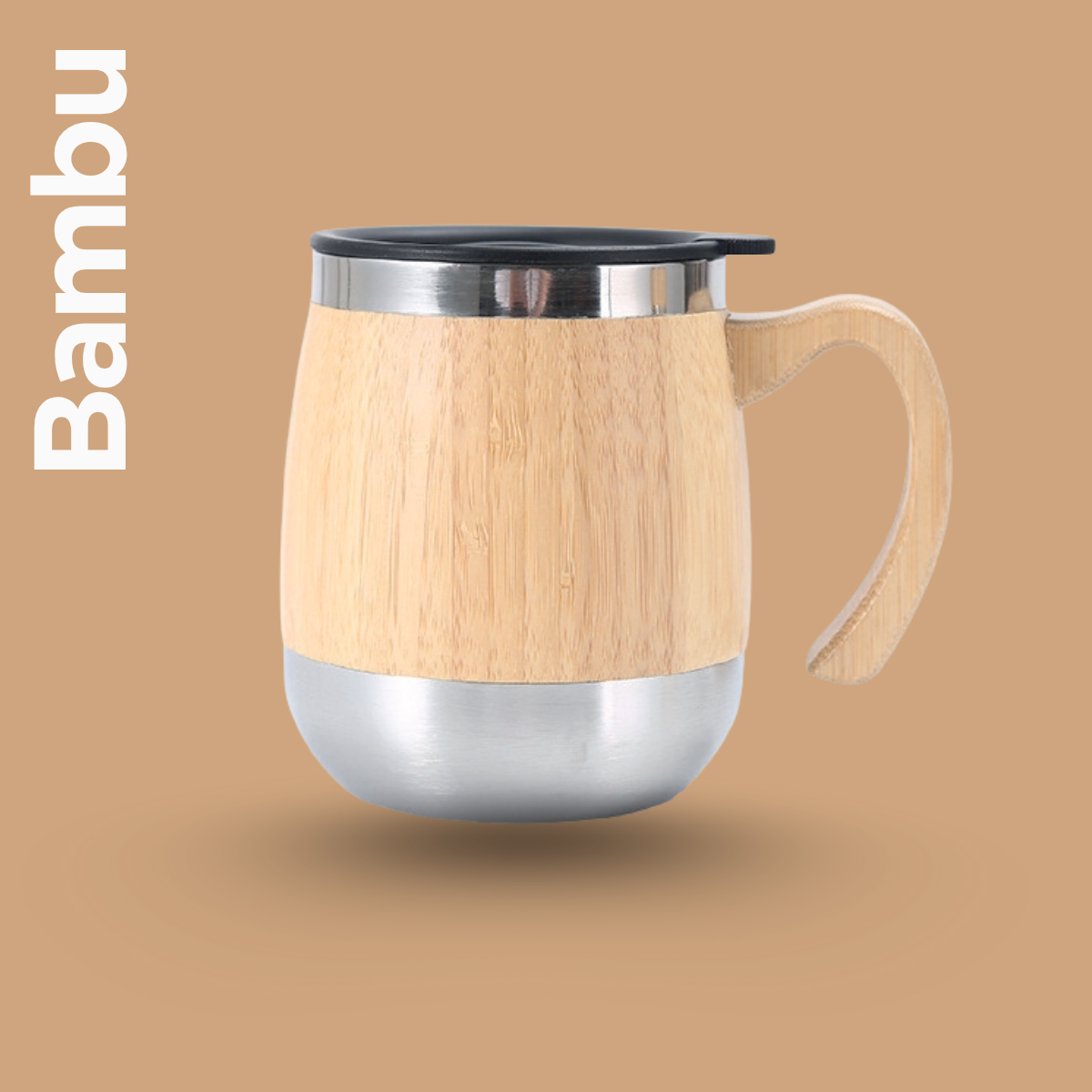 Troy-bambu-termos.png Kapaklı Bambu Termos Bardak – 450 ml - Görsel 1