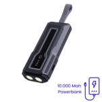 Kamp ve Doğanın Gücünü Yanınızda Taşıyın: Fenerli Powerbank 10.000 mAh - Görsel 2