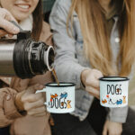 Sevimli Köpekler  2'Li Emaye Mug Seti - Görsel 2