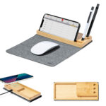 Wireless Şarjlı Mousepad | 15W Kablosuz Şarjlı Masaüstü Düzenleyici