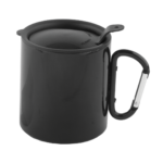 Karabiner Kulplu Paslanmaz Çelik Mug - Görsel 4