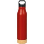 Mantar Tabanlı Çelik Termos 450 ml – Şık Tasarım, Güvenli Kullanım - Kırmızı