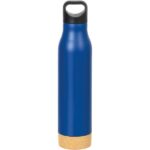 Mantar Tabanlı Çelik Termos 450 ml – Şık Tasarım, Güvenli Kullanım - Lacivert