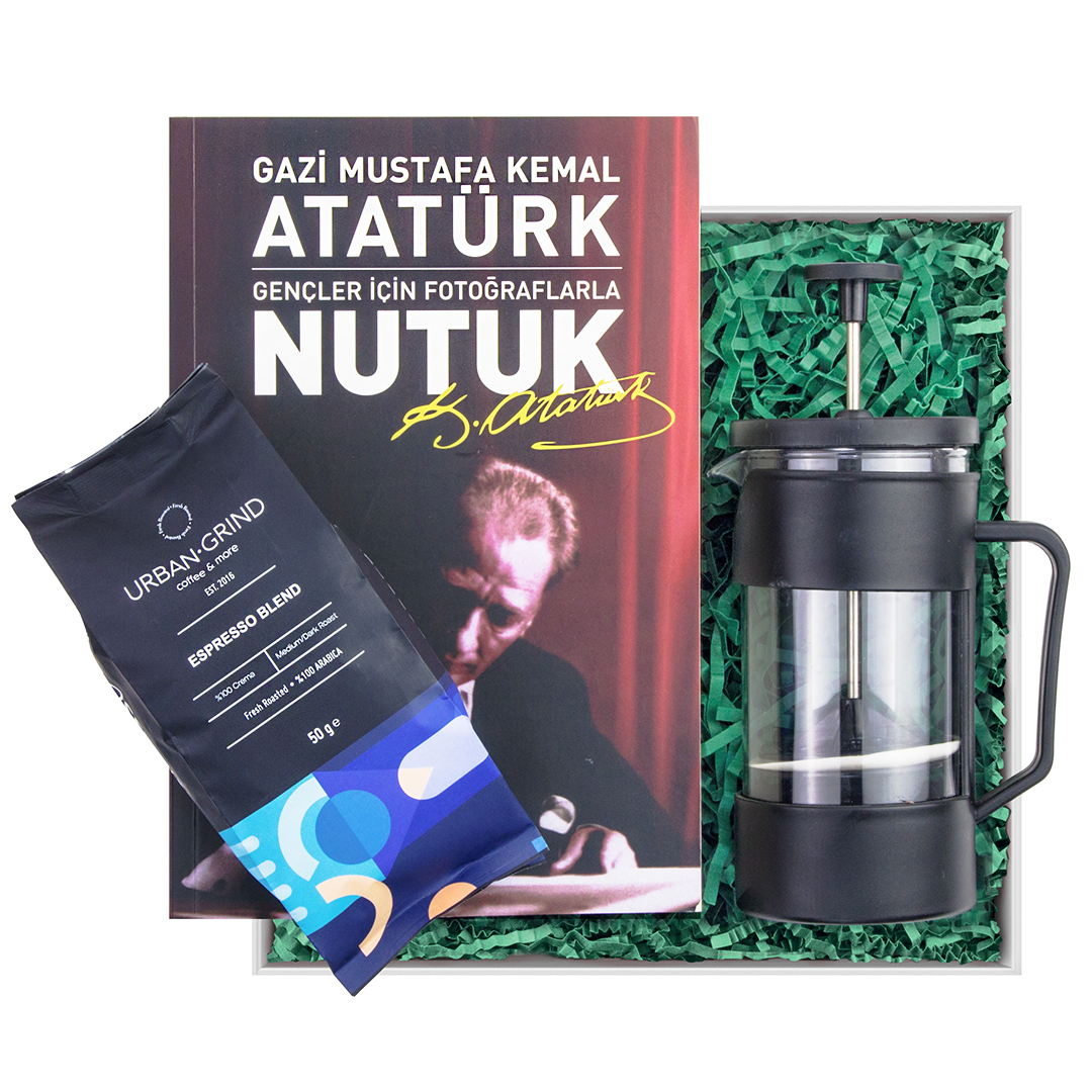 nutuk202.jpg Nutuk Kitabı ve Hediye kutusu - Görsel 1