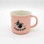 Pink Coffee Porselen Mug