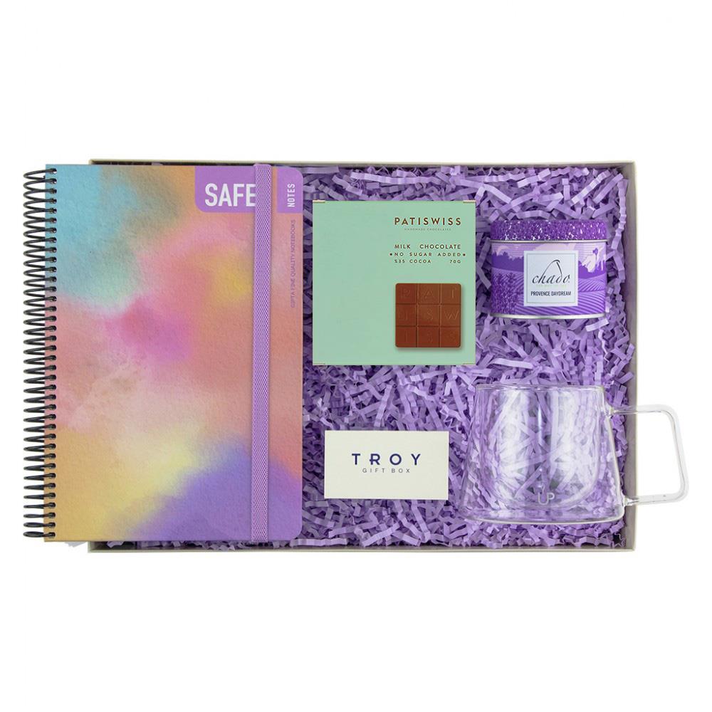rengarenk-defter-cay-seti-hediye-kutusu-5729.jpg Rengarenk Defter & Çay Seti Hediye Kutusu - Görsel 1