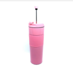Pembe French Press Termos 500 ML - Görsel 2