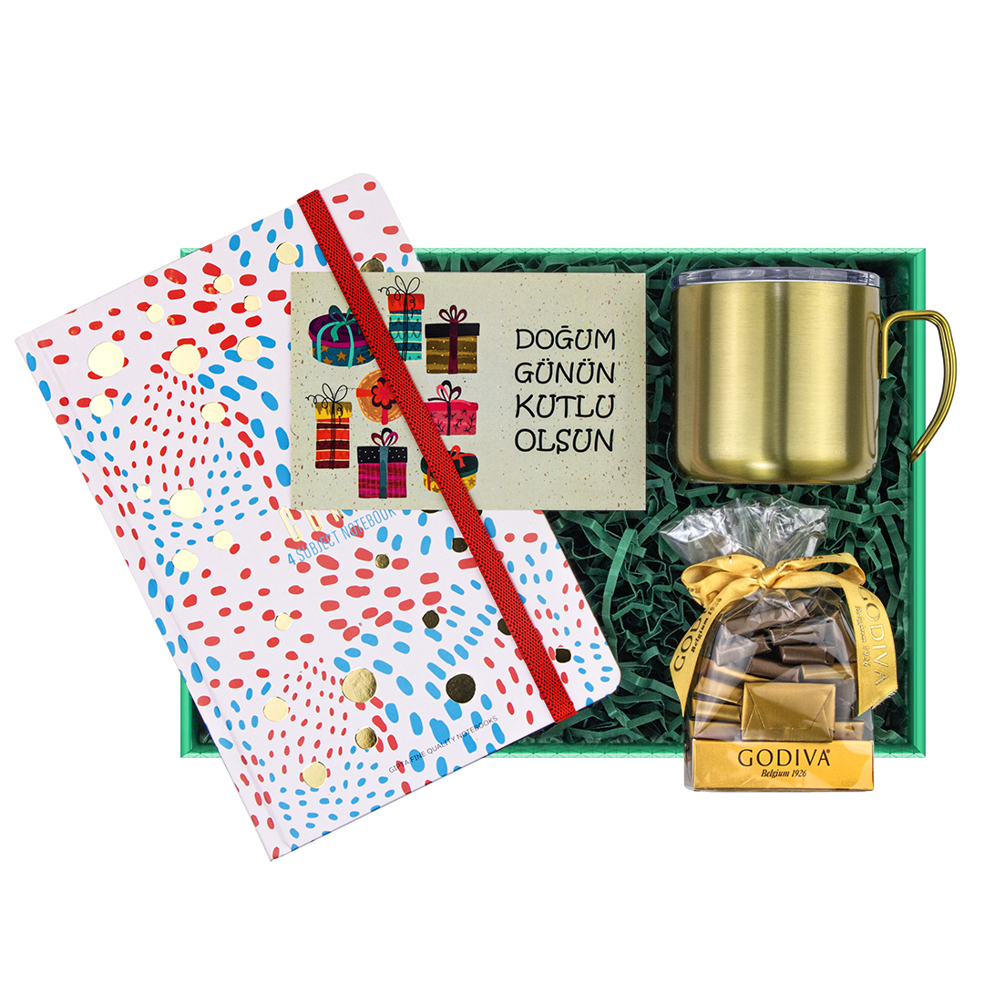 troy20gift20box20hediye20kutusu202.jpg Gold Termos Mug ve Godiva Çikolata Hediye Kutusu - Görsel 1